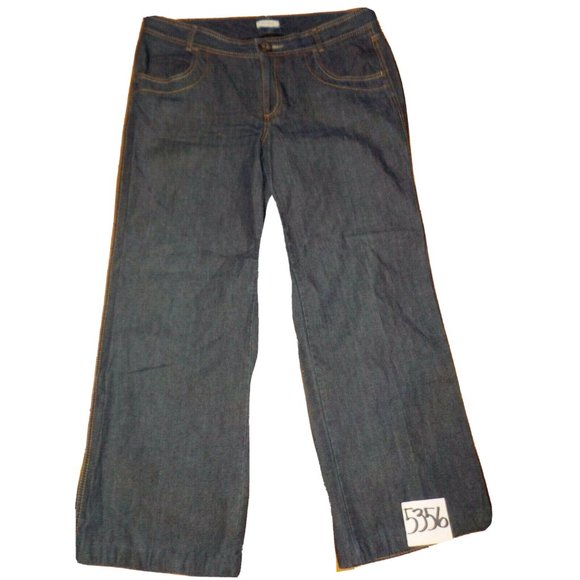 DOCKERS Denim - Dockers Lightweight Dark Blue Denim Jeans Hemmed Womens (36 x 28)